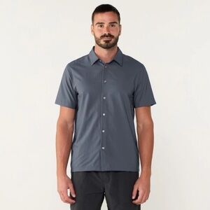 Vuori Men's Charcoal Button Down Shirt